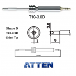 ATTEN T10-3,0D USB μύτη κολλητηριού